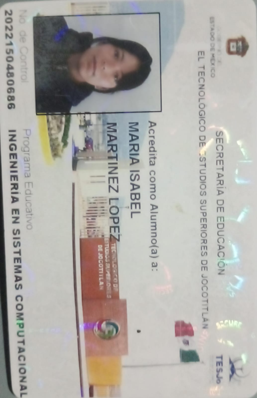 Credencial de estudiante